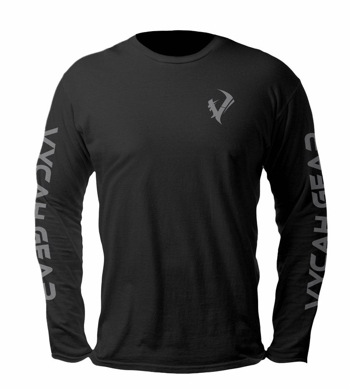 Vycah Long Sleeve Tee - Black Heather - Vycah