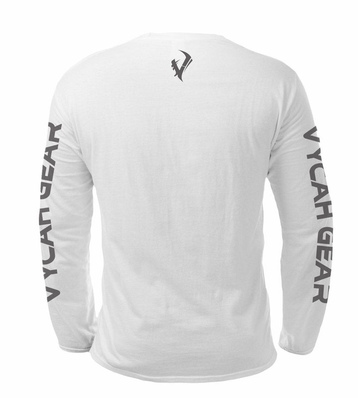 Vycah Long Sleeve Tee - White - Vycah