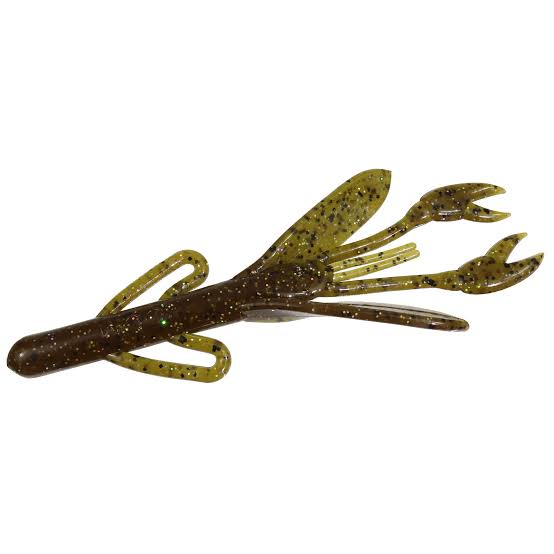 ZOOM BABY BRUSH CRAW, 4", Green Pumpkin