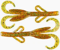 Zoom Brush Hog Creature Bait, 6"