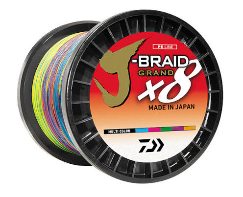 Daiwa J-Braid Super PE X8 Braid 150M, Fishing Line