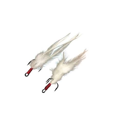 Dixie Jet Feathered Treble Hook, 2/0 hook