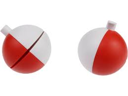 Ezon Bobber1.5'', Red/White 2pk