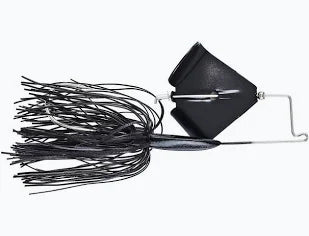 Greenfish Hammerhead Buzzbait, 3/8oz, Black/Black