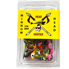 Head Hunter Minnow Head Assortment, 1/24oz - 24 Pack