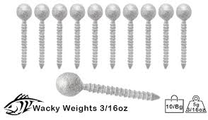 Lunker City Wack/Neko Weight, 8-10 Pack