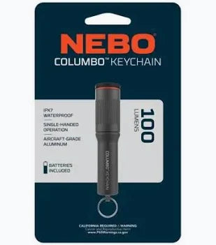 NEBO Columbo Keychain Light, 100 Lumens