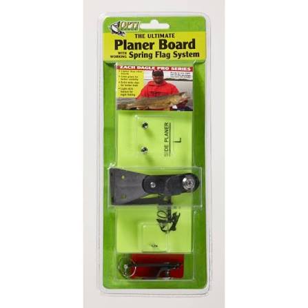 Opti Tackle The Ultimate Planer Board, W/Spring Flag System