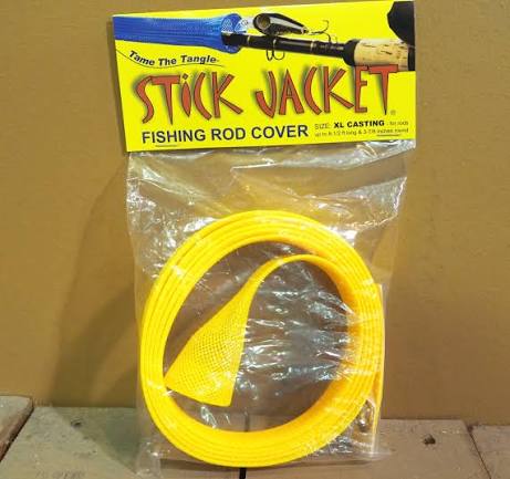 Stick Jacket Fishing Rod Cover, Yellow