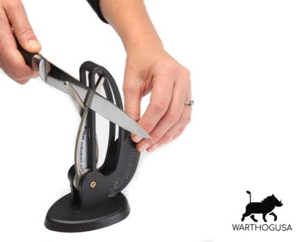 Warthog Knife Sharpener, The Curve, Red Or Blue