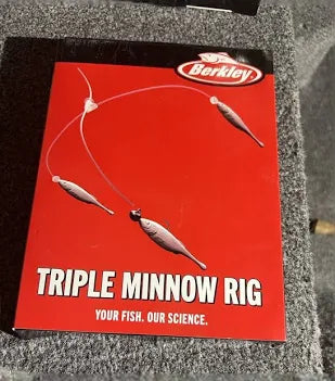 Berkley Triple MINNOW RIG, Blue Liner, 5"