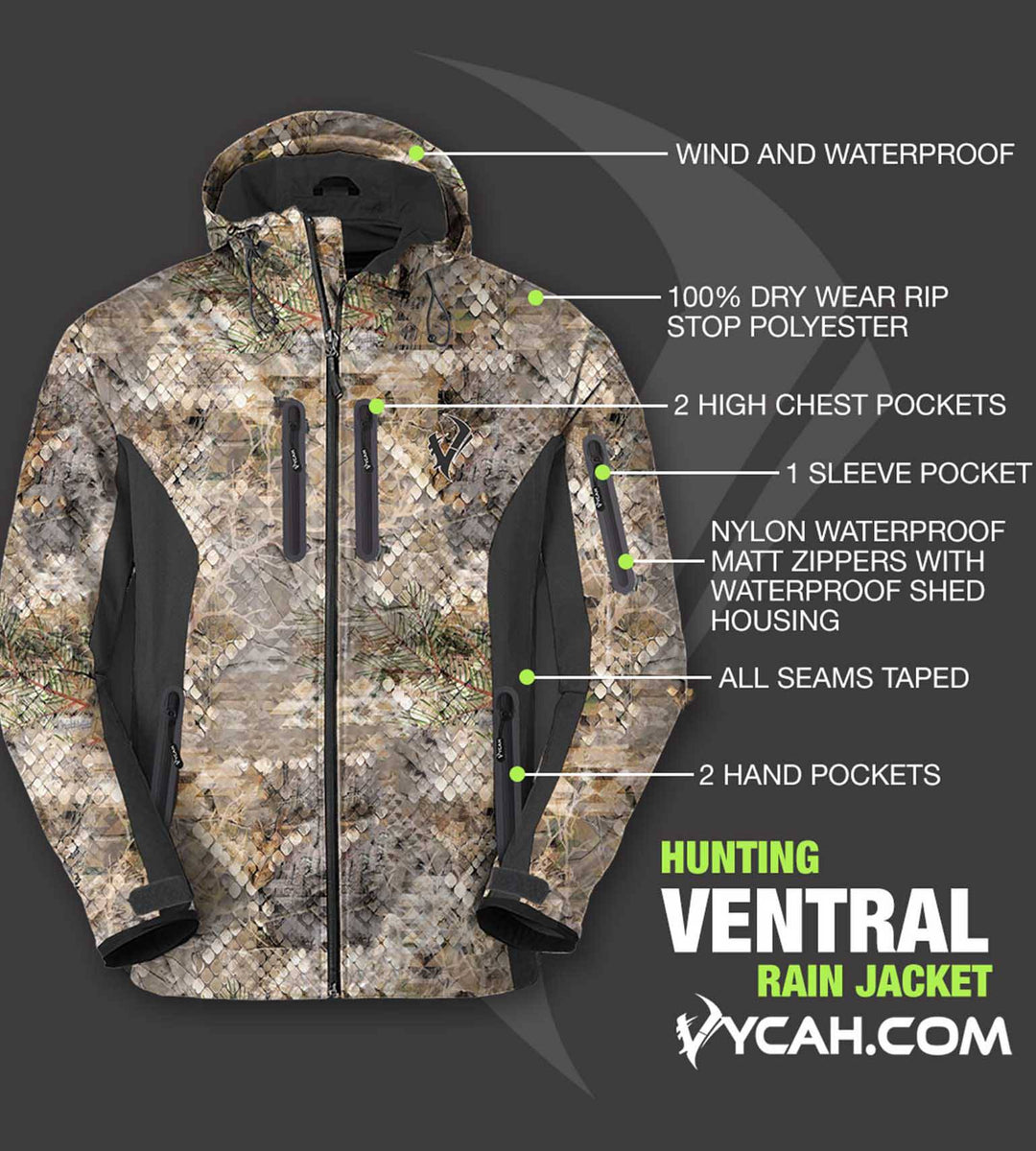 Ventral Rain Jacket - Vycah