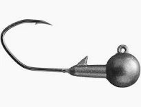 Yum FF Sonar Jighead, 3/16oz, 3/0 Smoke - 3 Pack